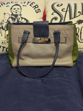 Authentic Coach Rogue Collection Swagger Leather Tote Purse 👛